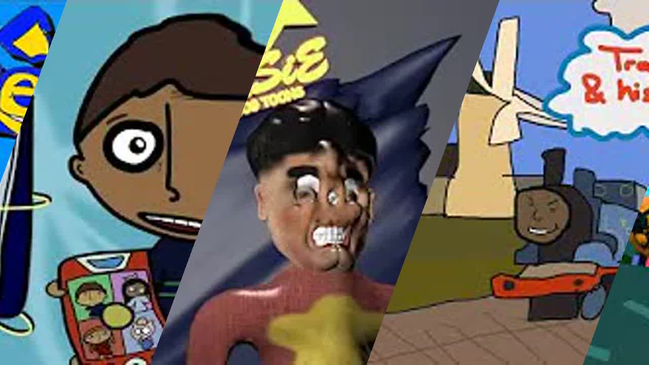 Every Ending Glitching Not 3D Dog Toons Intro 2D - RaveDJ