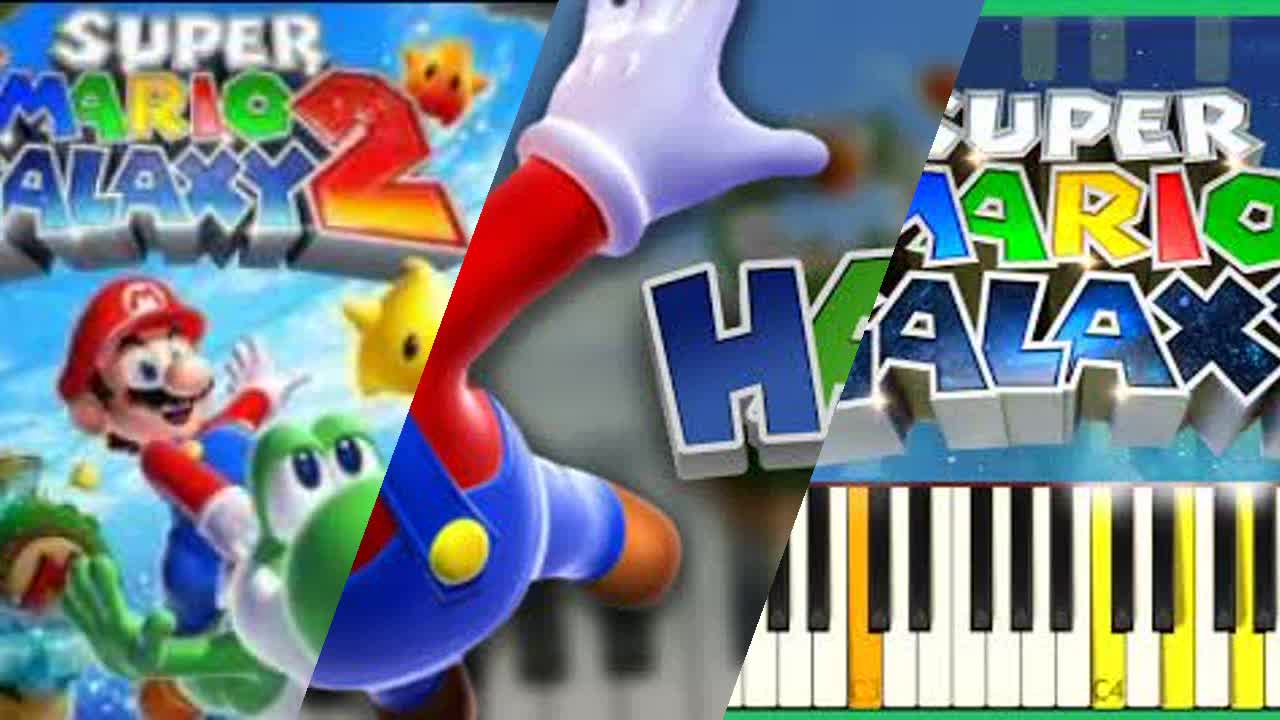 Super Mario Galaxy Piano Mixtape - RaveDJ