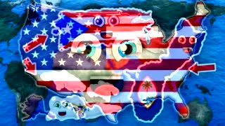 Us Geography Explained Kidslearningtube Territories Song