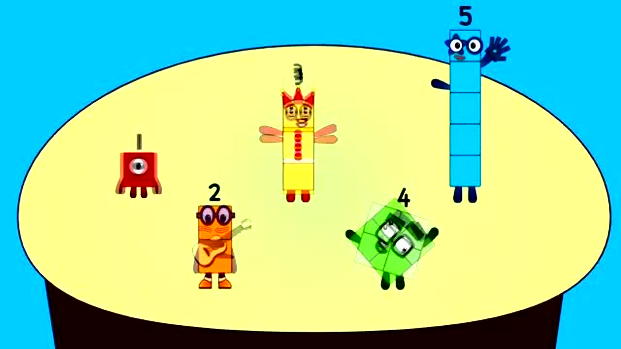 Numberblocks Band In Reversed